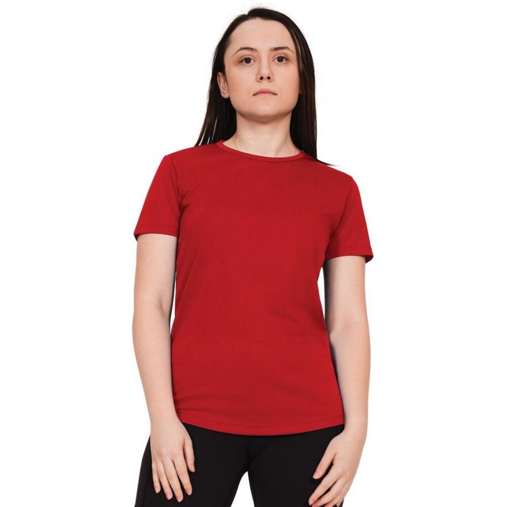 Casual Classics Womens/Ladies Original Tech T-Shirt / Red